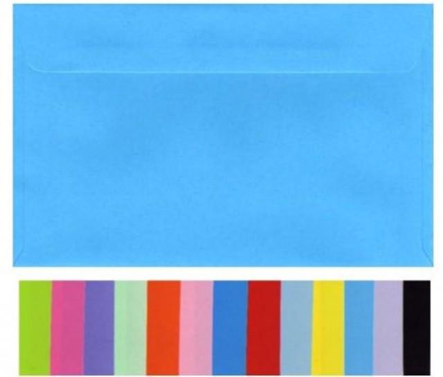 5x7 Inch Envelopes Smooth Flat Various Colours X 20 Pieces 130mm X