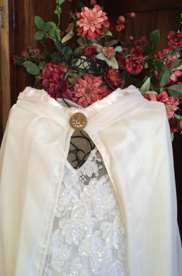 bridal cape cover up