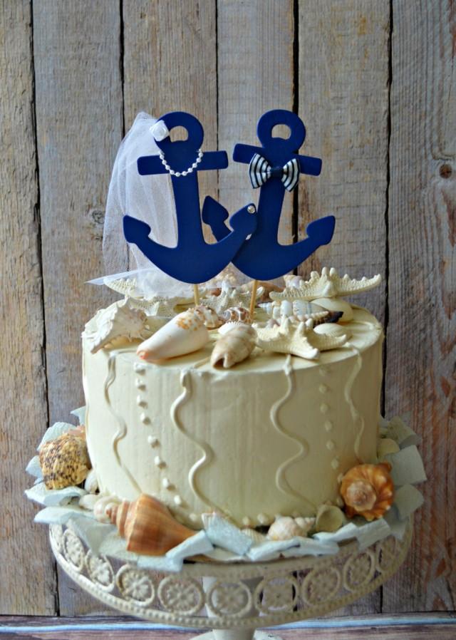 Anchors Away Wedding Cake Topper Anchors Boat Wedding Cake Topper Sailing Sailing Cake Topper 3083