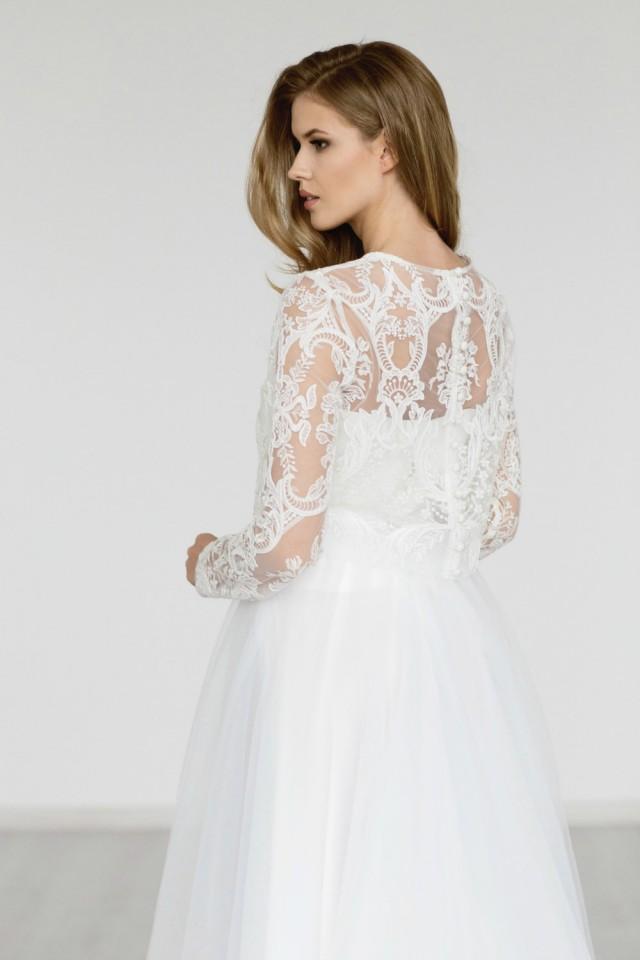 ivory bridal top