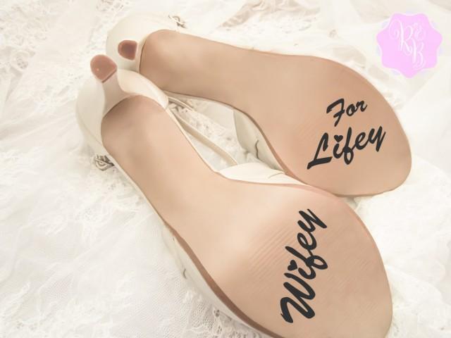 Wedding Shoes Decal - Wifey For Lifey 
