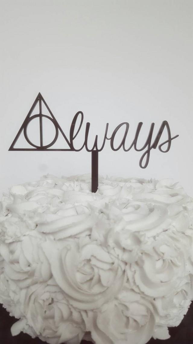 Harry Potter Cake Topper Harry Potter Wedding Cake Topper Always
