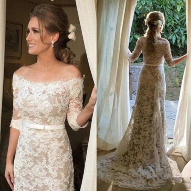 ivory formal gowns