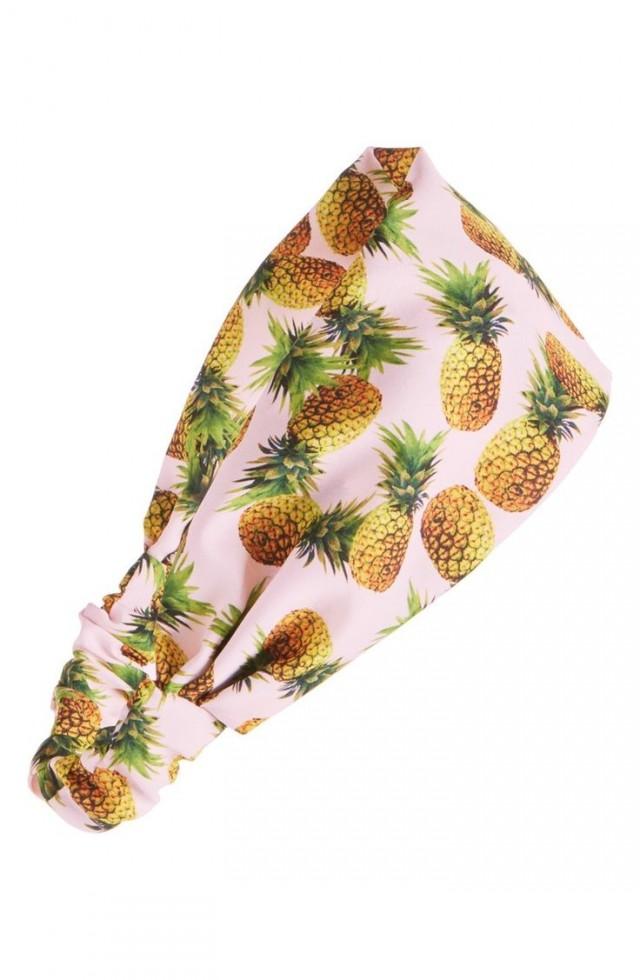Ideas Cara Pineapple Print Head Wrap 2548312 Weddbook