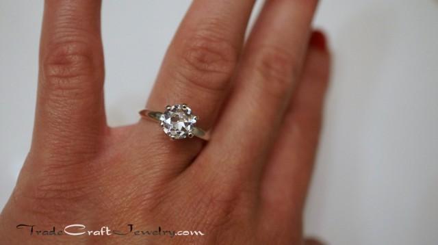 2 carat cz diamond