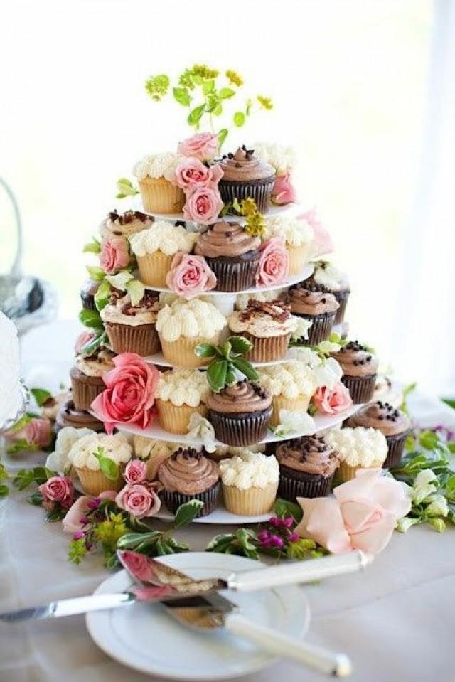 Wedding Theme Cupcake Wedding Cake 2551279 Weddbook