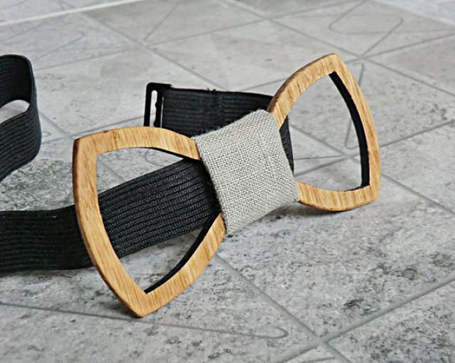 Wooden Bow Tie Men Bow Tie Groomsmen Gift Valentines Gifts For Him