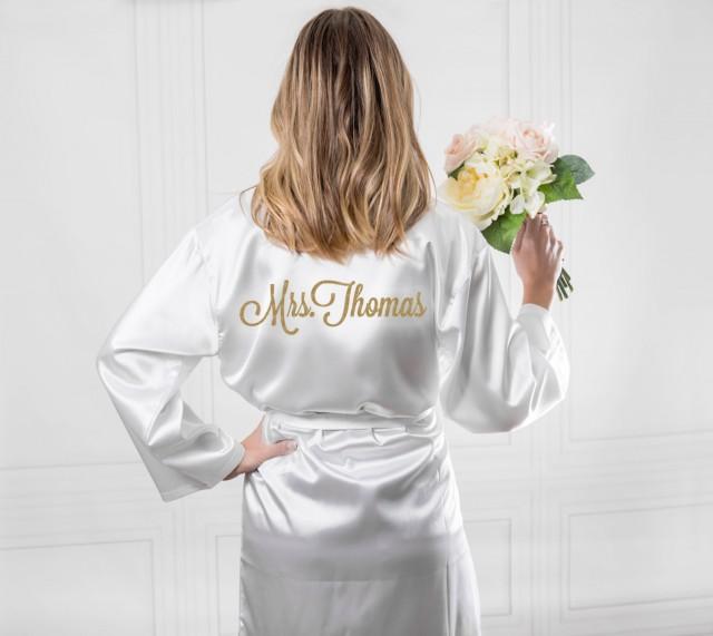 Wedding Robe For Bride And Bridesmaids, Bridal Party Robes For Bride To