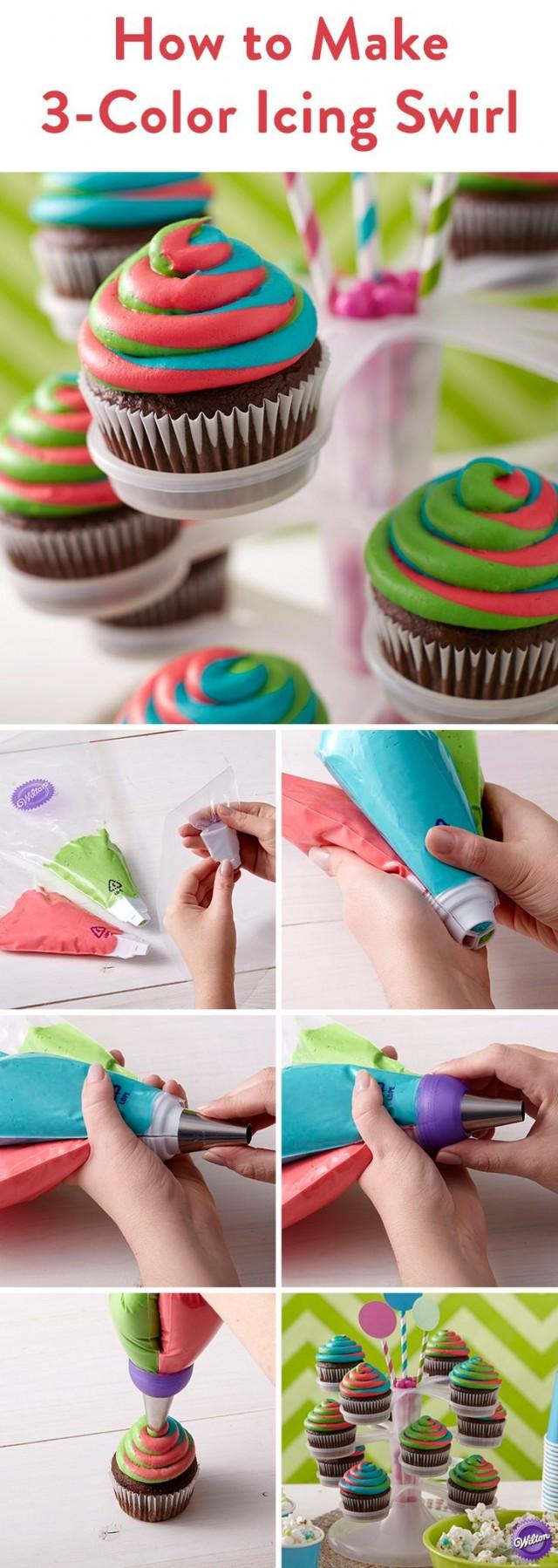 Wilton Color Swirl 3Color Coupler Decorating Kit, 9Pc. 2554772