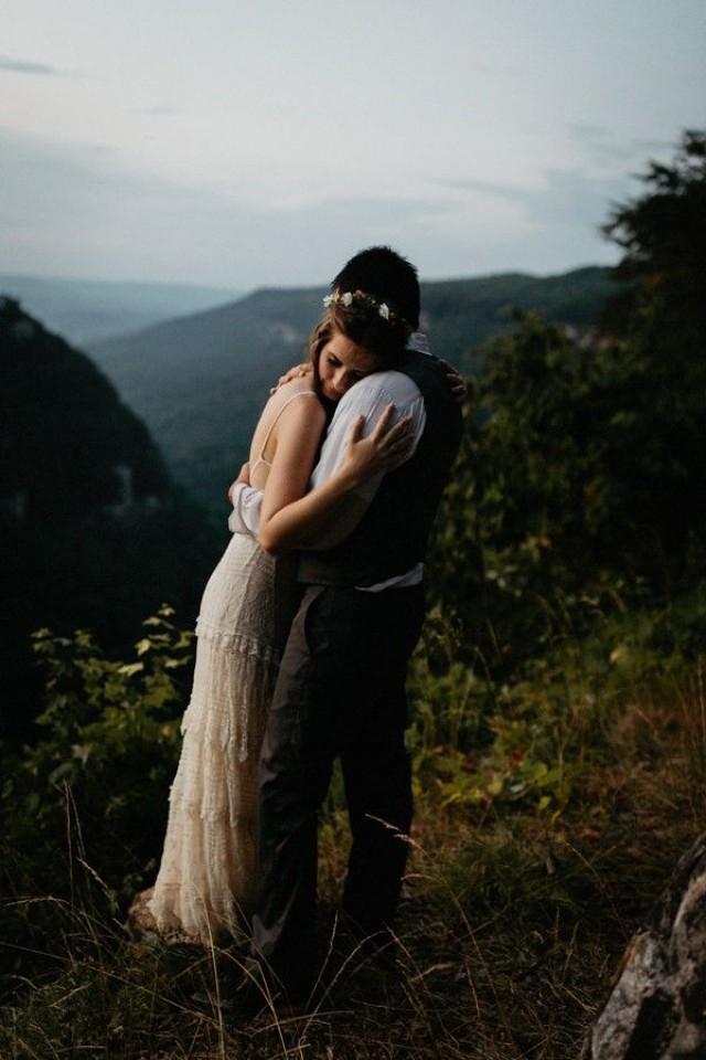 Incredibly Intimate Waterfall Elopement At Cloudland Canyon State Park