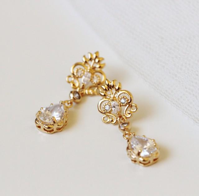 gold earrings for bride with price