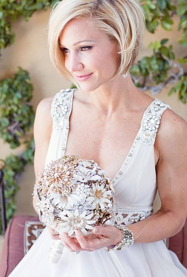 Short Wedding Hairstyles For Brides Short Wedding Hairstyle
