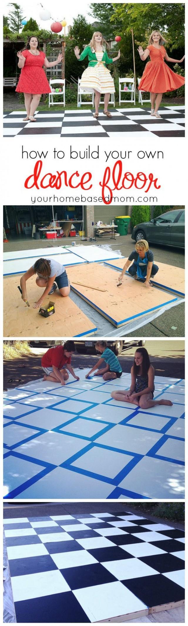 DIY How To Build A Dance Floor 2557687 Weddbook