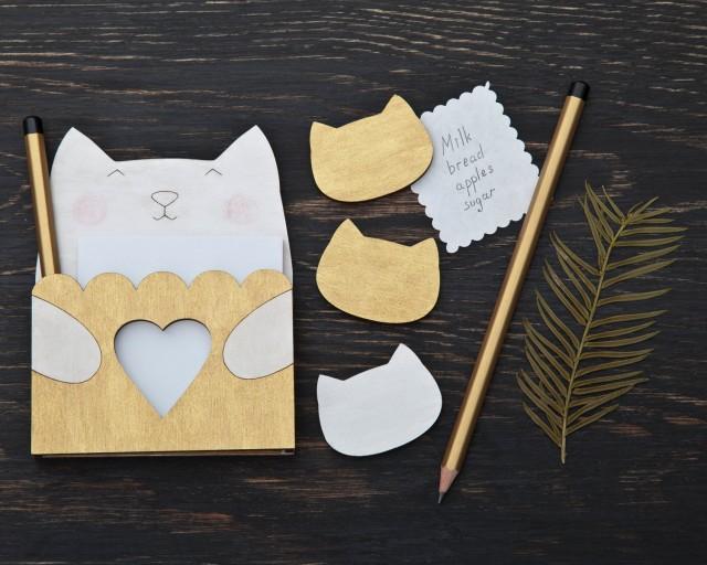 Gold Cute Cat To Do List Planner Rustic Home Decor Cats Shopping