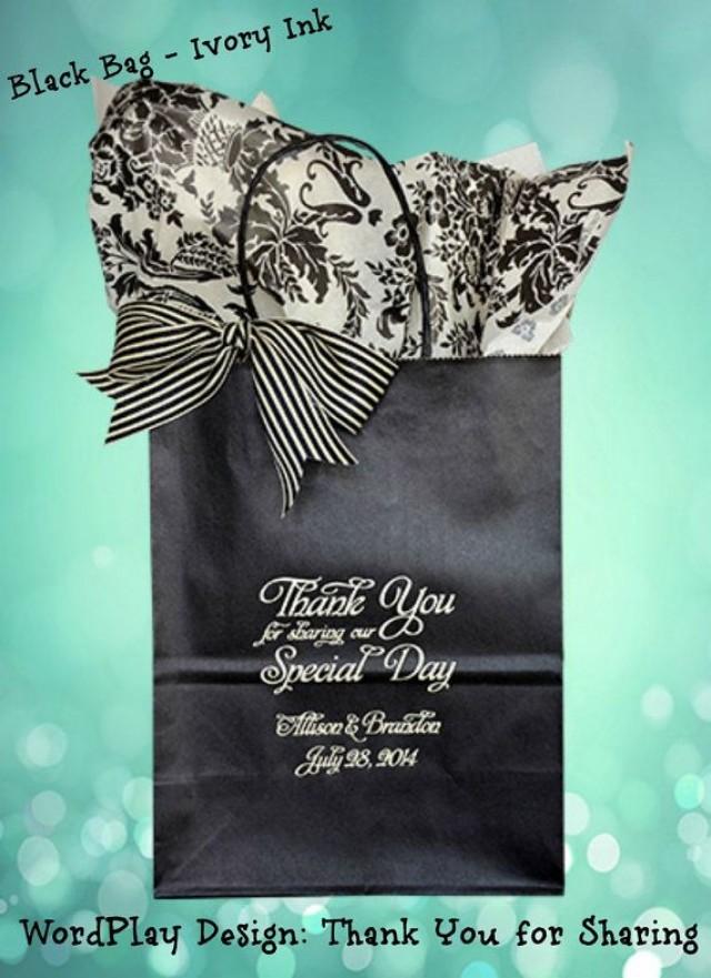 50 Personalized Wedding Bags Wedding Guest Gift Bag