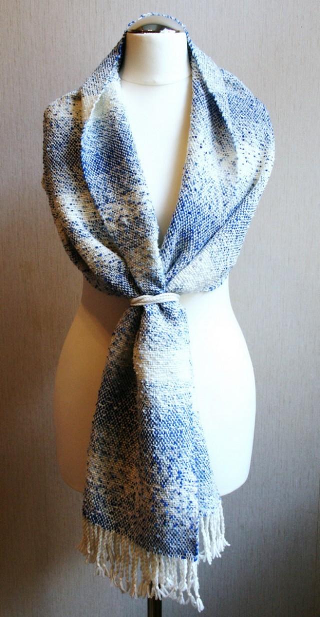 Chunky Scarf, Handwoven Scarf, Woven Scarf, Gifts For Mom, Gift For Wife, Unique Handmade