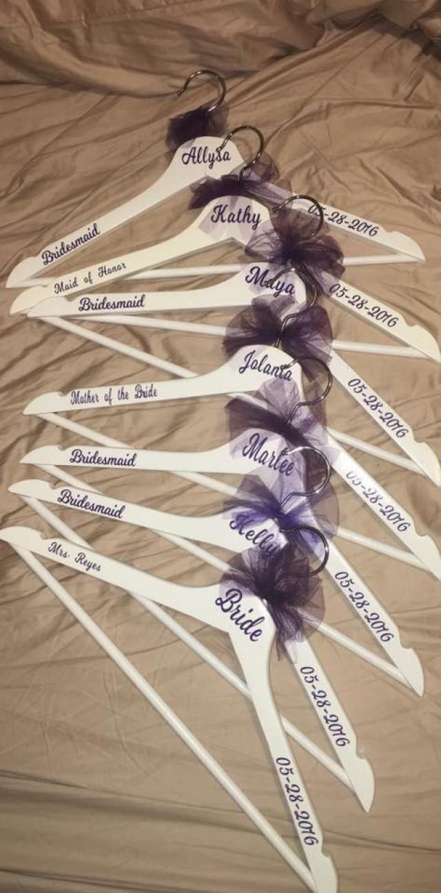 Wood Wedding Hangers, Bridal Party Hangers 2565090 Weddbook