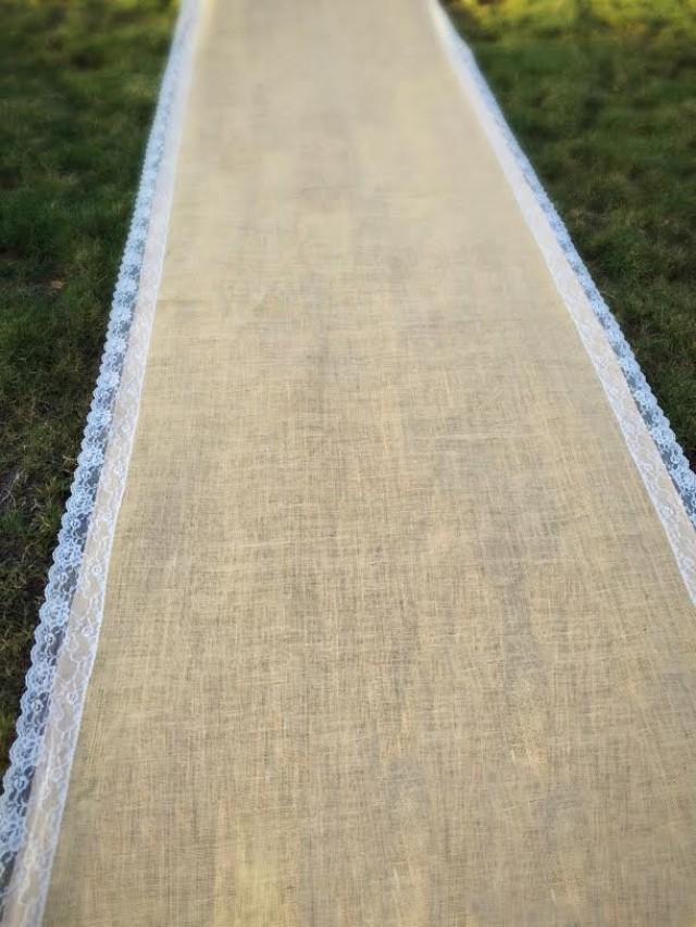 Burlap Aisle Runner, Burlap Wedding Aisle Runners, Aisle Runner, Burlap