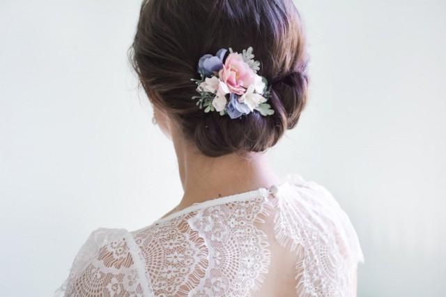 Floral Headpiece Flower Hair Clip Floral Wedding Hair