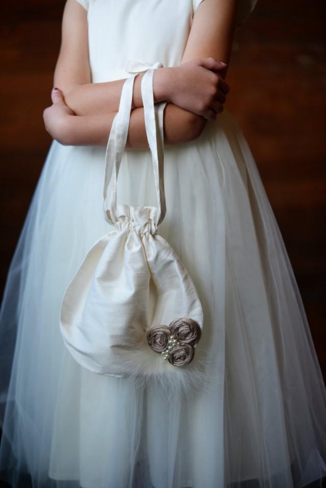 flower girl bag