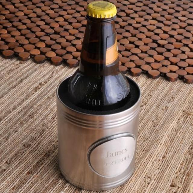 Groom Personalized Beer Koozie For Groomsmen 2569647 Weddbook