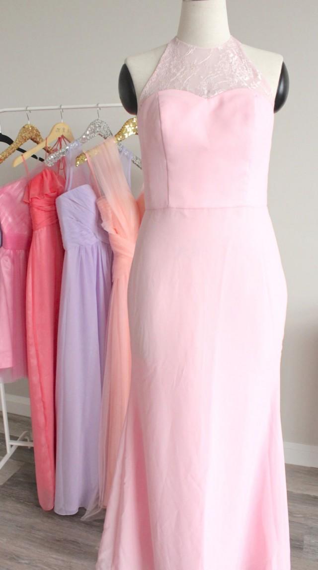 bridesmaid-dress-with-sweetheart-neckline-lace-illusion-halter-neck-t