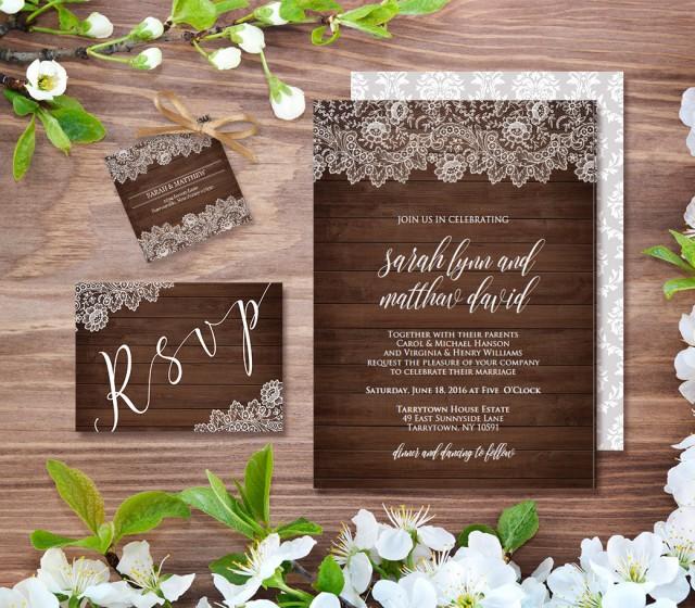 wedding-invitation-template-rustic-wood-vintage-lace-diy-instant