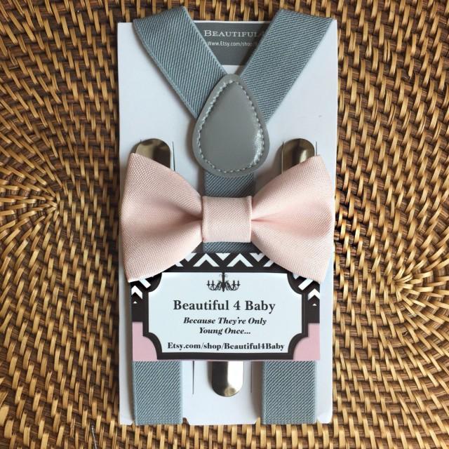 Blush Baby Boy Bow Tie Blush Toddler Bow Tie Blush Pink Bow Tie