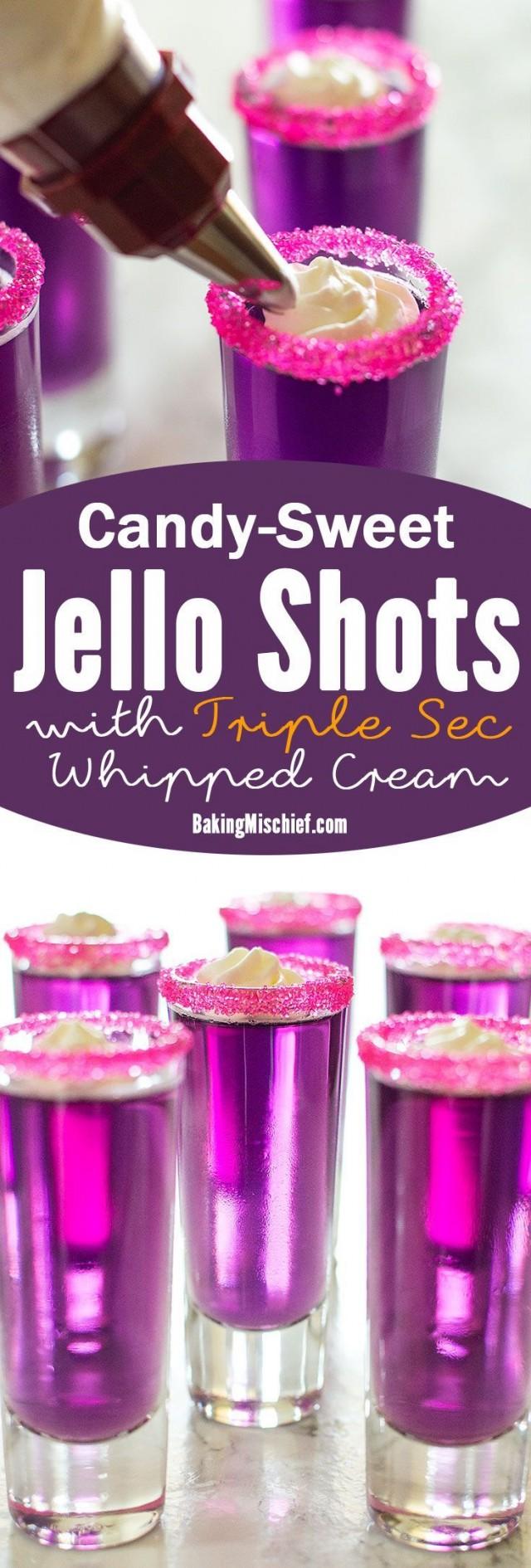 Candy-Sweet Jello Shots With Triple Sec Whipped Cream #2574190 - Weddbook