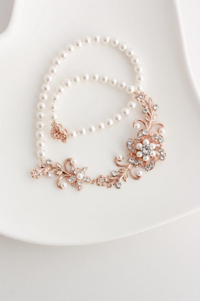 floral wedding necklace