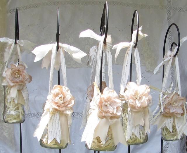 Mason Jar Lanterns, Wedding Lanterns, Wedding Decor, Reception Decor,6