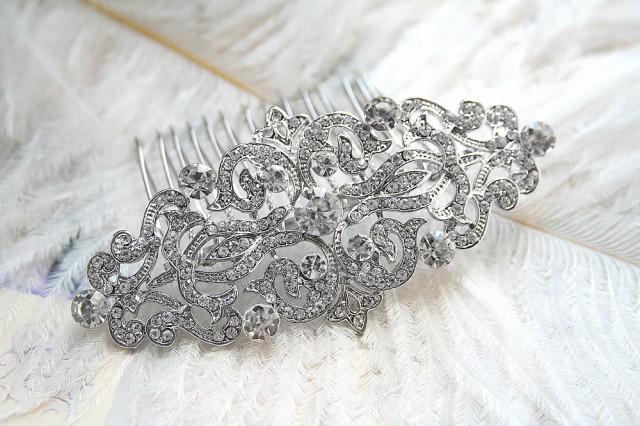 Art Deco Hair Comb Vintage Hair Comb Old Hollywood Hair Combs