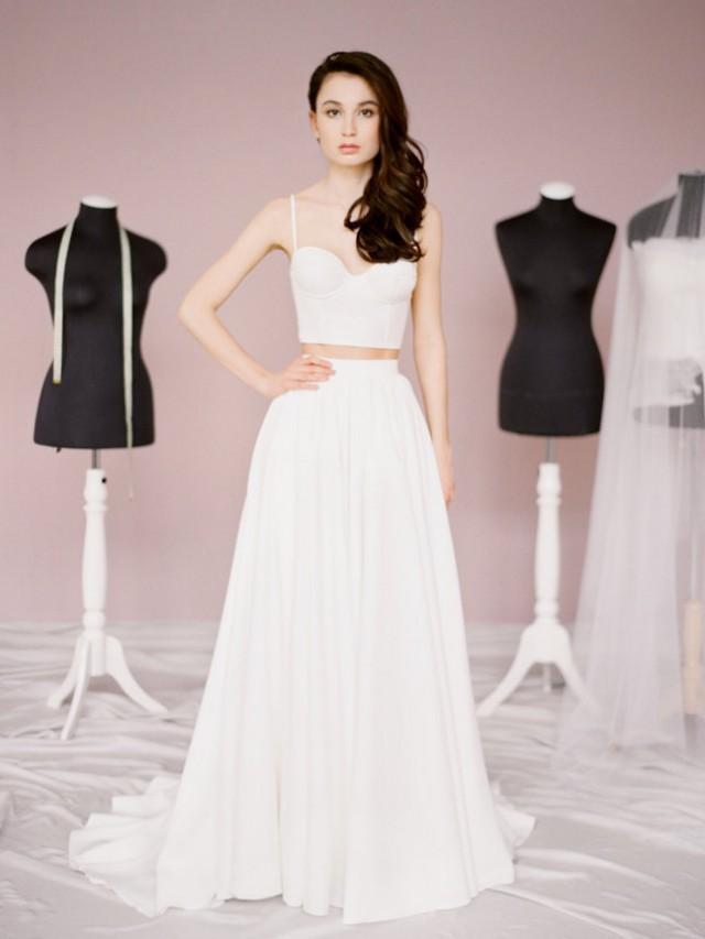 Patty Top Bridal Separates Wedding Crop Top Bridal Top