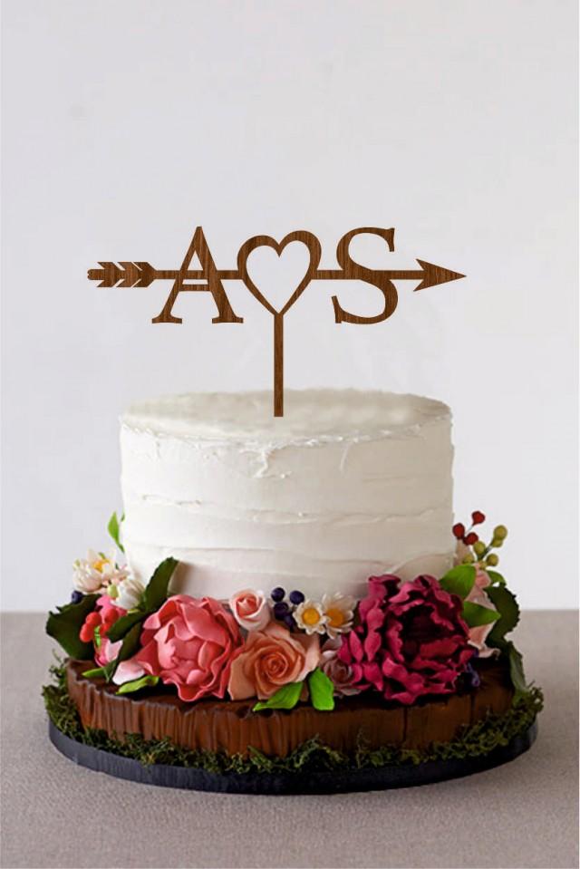 Arrow Cake Topper With Initials Wedding Arrow Cake Topper Arrow Cake Topper With Initials Wedding Arrow Cake Topper
