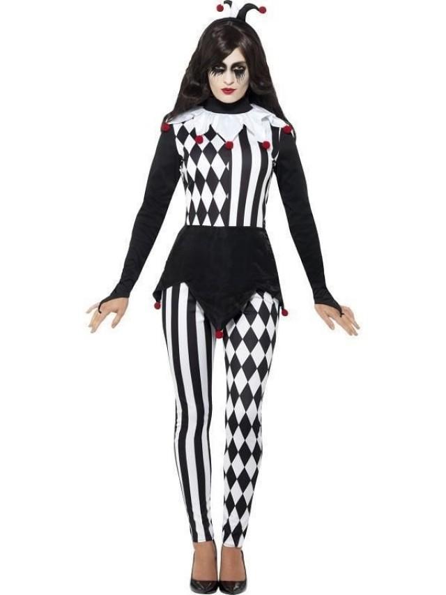 Evil Jester Costume For Halloween 2581833 Weddbook