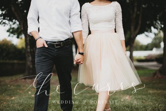 bridal shower tulle skirt outfit