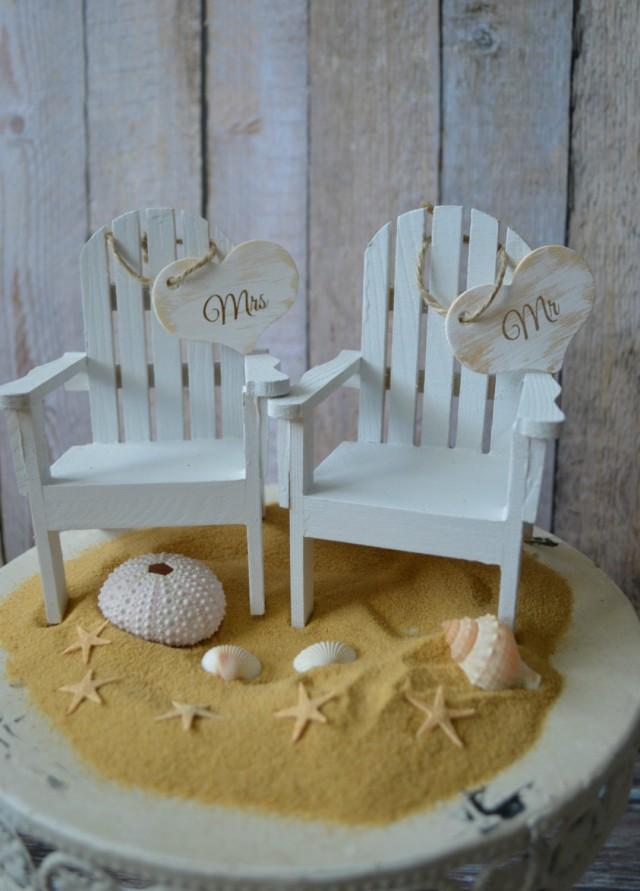 Beach Chairsbeachweddingcake Topperbridegroomchairsdestination