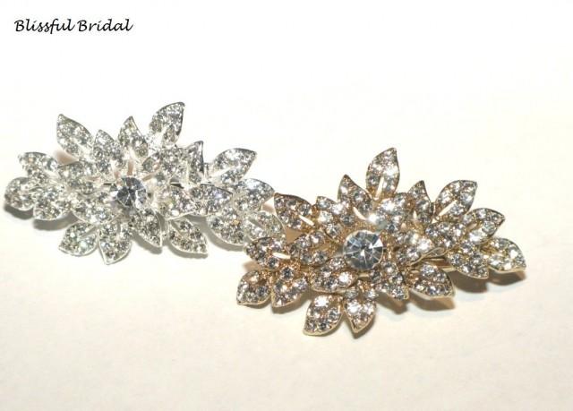 gold rhinestone hair accessories