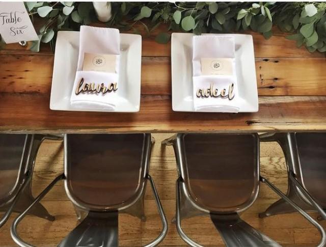 name plates for wedding tables