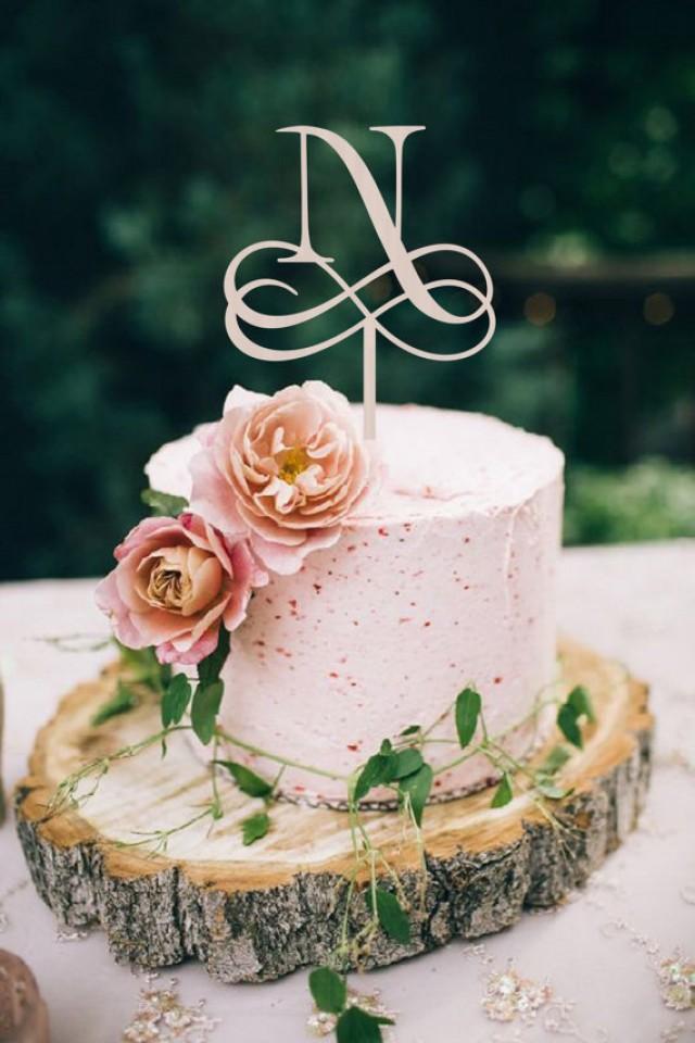 Wedding Cake Topper Monogram Initials Wedding Cake Topper Personalized Wedding Cake Topper Wood 
