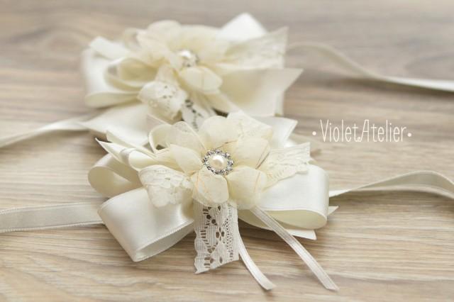 lace ribbon wedding