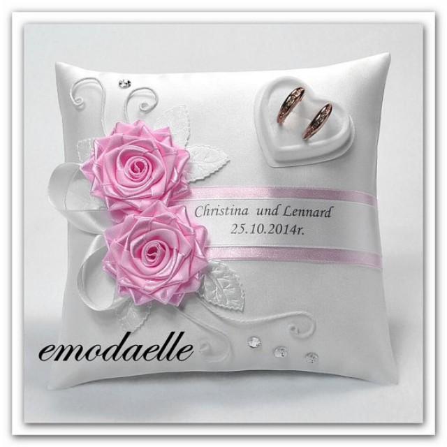 Personalized Wedding Ring Cushion Pillow With Rings Holder Box 2585848 Weddbook