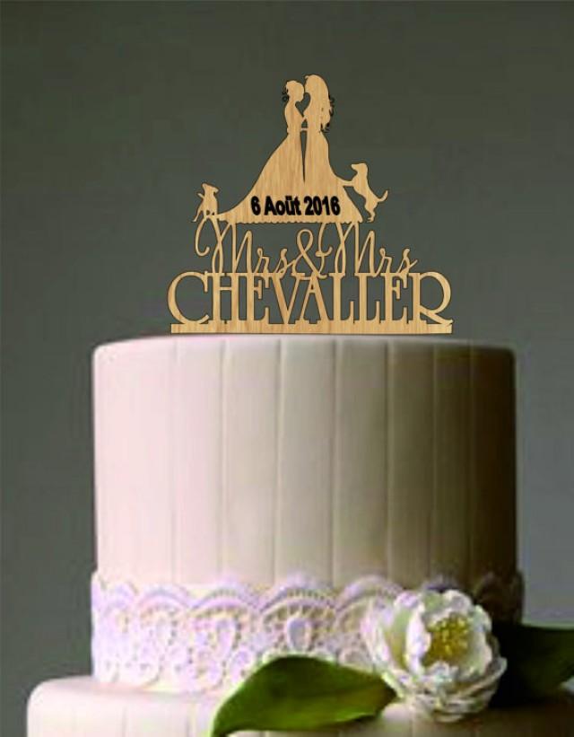 Lesbian Cake Topper Same Sex Mrs And Wedding Dog Or Cat Rustic Unique 2586107 Lesbian Cake Topper Same Sex Mrs And Wedding Dog Or Cat Rustic Unique 2586107