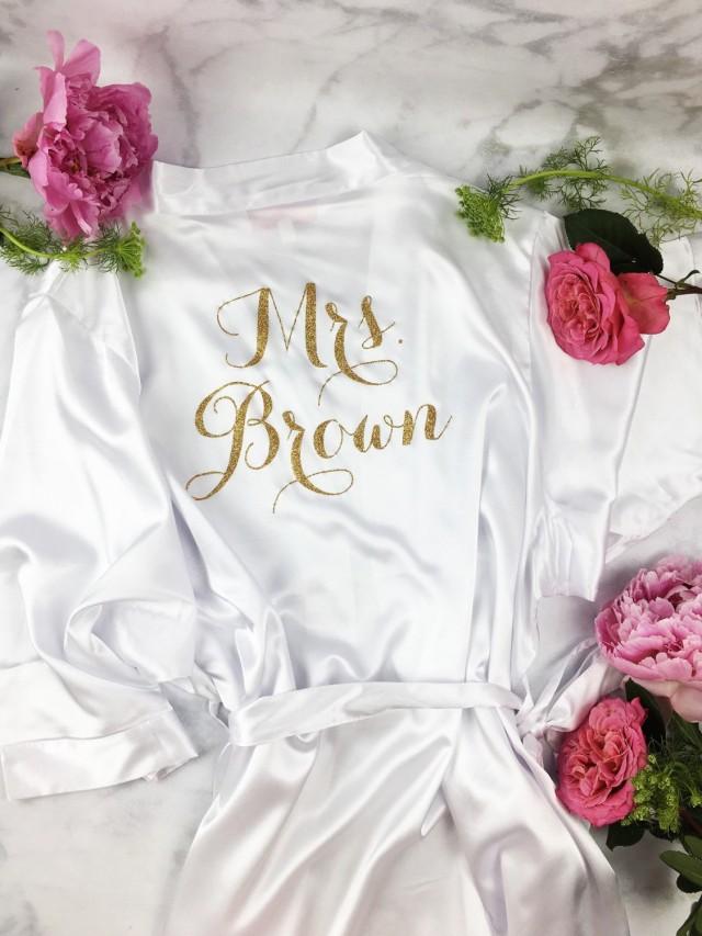 bride robes for wedding day