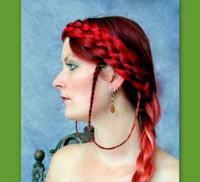 Medieval Renaissance Faire Plait Headband Hair Wedding Braided Hairband