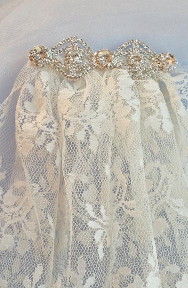 antique lace veil