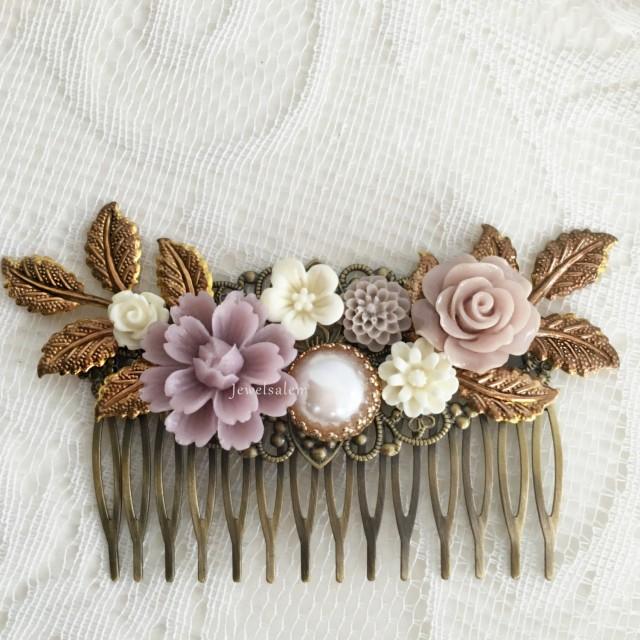 lilac hair accessories