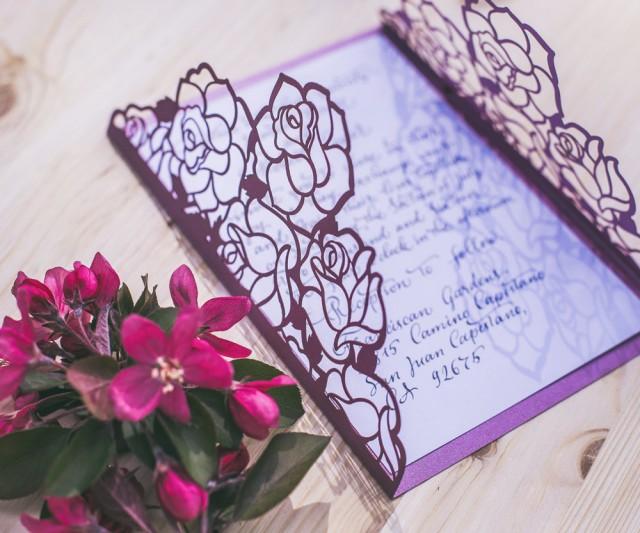 Laser Cut Invite Template