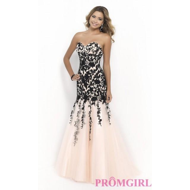 Strapless Blush Embroidered Dress Brand Prom Dresses 2599830 Weddbook