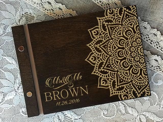 Wedding Guest Book Unique Wedding Guest Book Mandala Indian